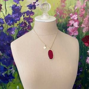 Kendra Scott Red Mid-Length Necklace